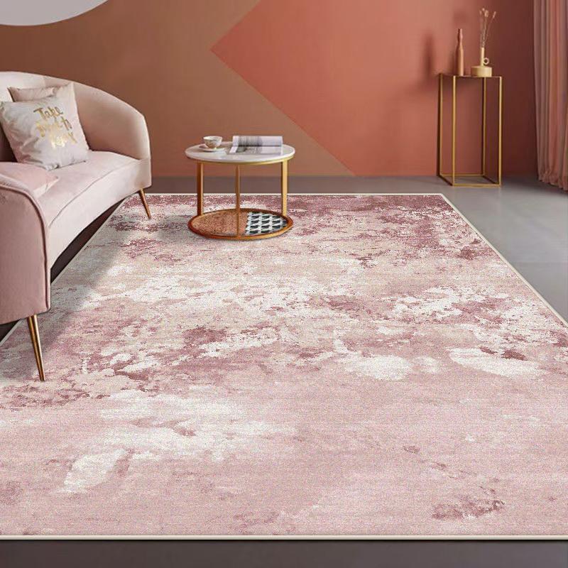 

Abstract Simple Style Customizable Carpet Bedroom Decoration Rugs Sofa Side for Living Room Soft Fluffy Lounge Floor Mat Office 60x90cm
