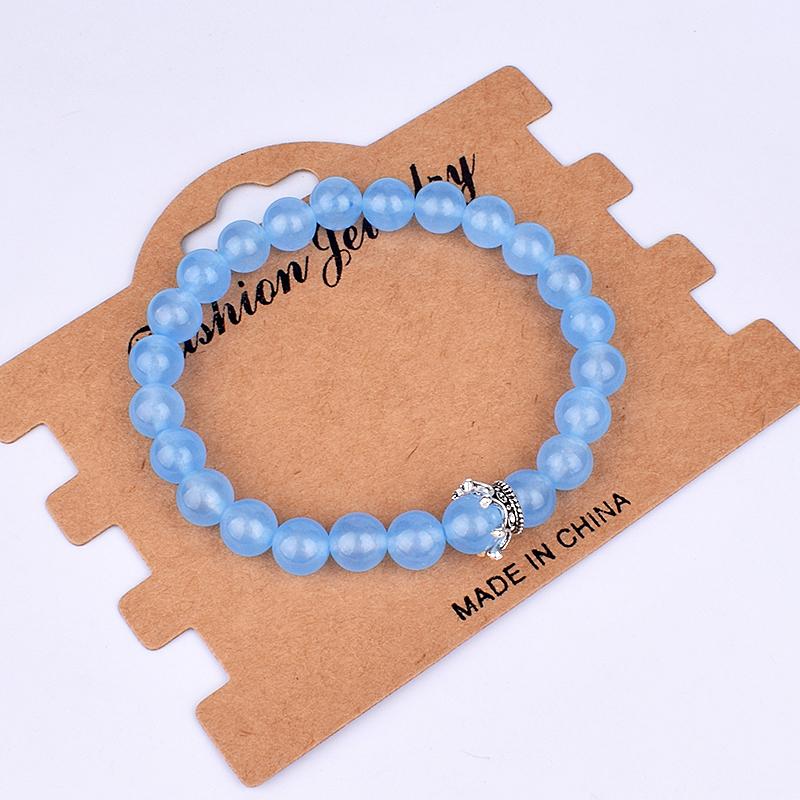 2pcs Charm Paired Bracelets Men Sets Crown Women's Bracelets Natural Stone Beads Wristband Couple Bracelet Gifts Friends Jewelry