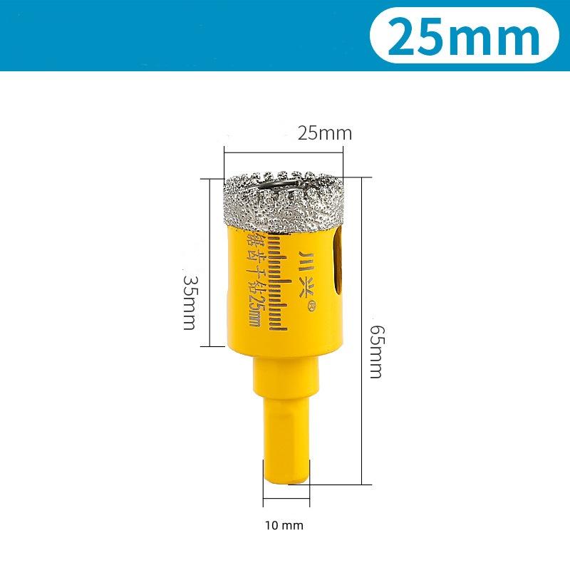 Spring-loaded Serrated Hole Opener for Ceramic Tile Rock Plate Quartz Stone Marble Material Drilling, Diamond Drill Bit