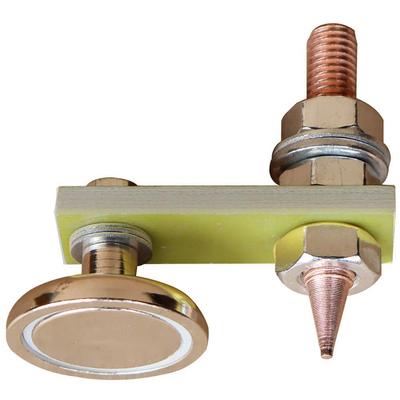 1 Stück Metallbearbeitung Schweißmagnetkopf, Magnetischer Schweißhalter, Magnetischer Masseklemme Metallplatte, Schweißhalter Werkzeug Zubehör