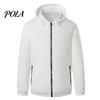 Cooling Coat Jacket USB Fan 3 Speeds Men Long Sleeve Hooded Air Conditioning Clothes Streetwear