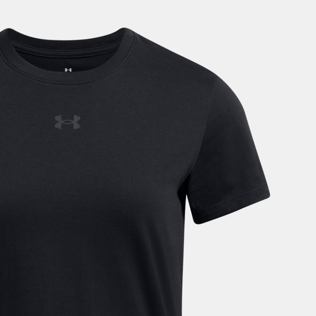 Under Armour Comfortable Fashion Versatile Trendy Regular Polo Shirt Women tops Black 1387316-001