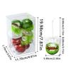 12Pcs Christmas Ball Decoration Baubles Xmas Tree Hanging Pendant for Navidad Noel Party Ornaments For Home Bar Party Decoration