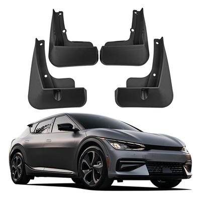 4Pcs For 2022-2024 Kia EV6 Front & Rear Mudguards Mud Flaps Splash Guards Black