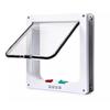 Dog Cat Kitten Flap Puppy Kitten Safety In&out Pet Door with 4 Way Security Lock Door Pet Doors Sliding Door Safety Pet Door