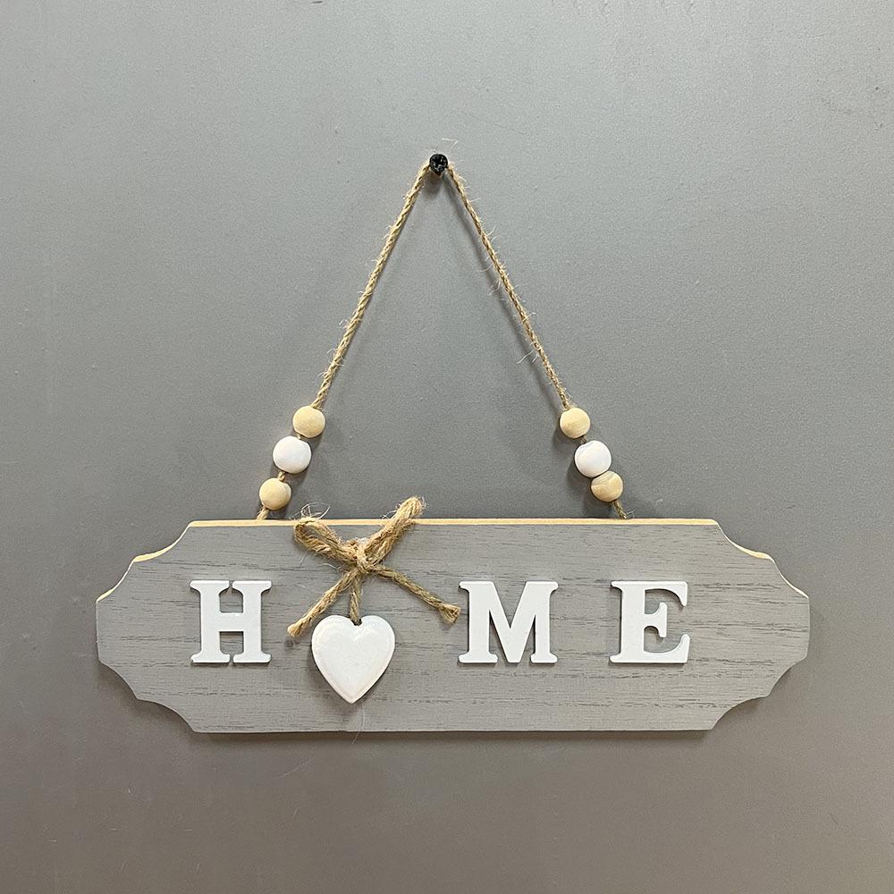 1Pc Wooden Door Sign Welcome Hang Up Welcome Guests in Front of The Door Home Decoration Sign Bow Creative Hang Up