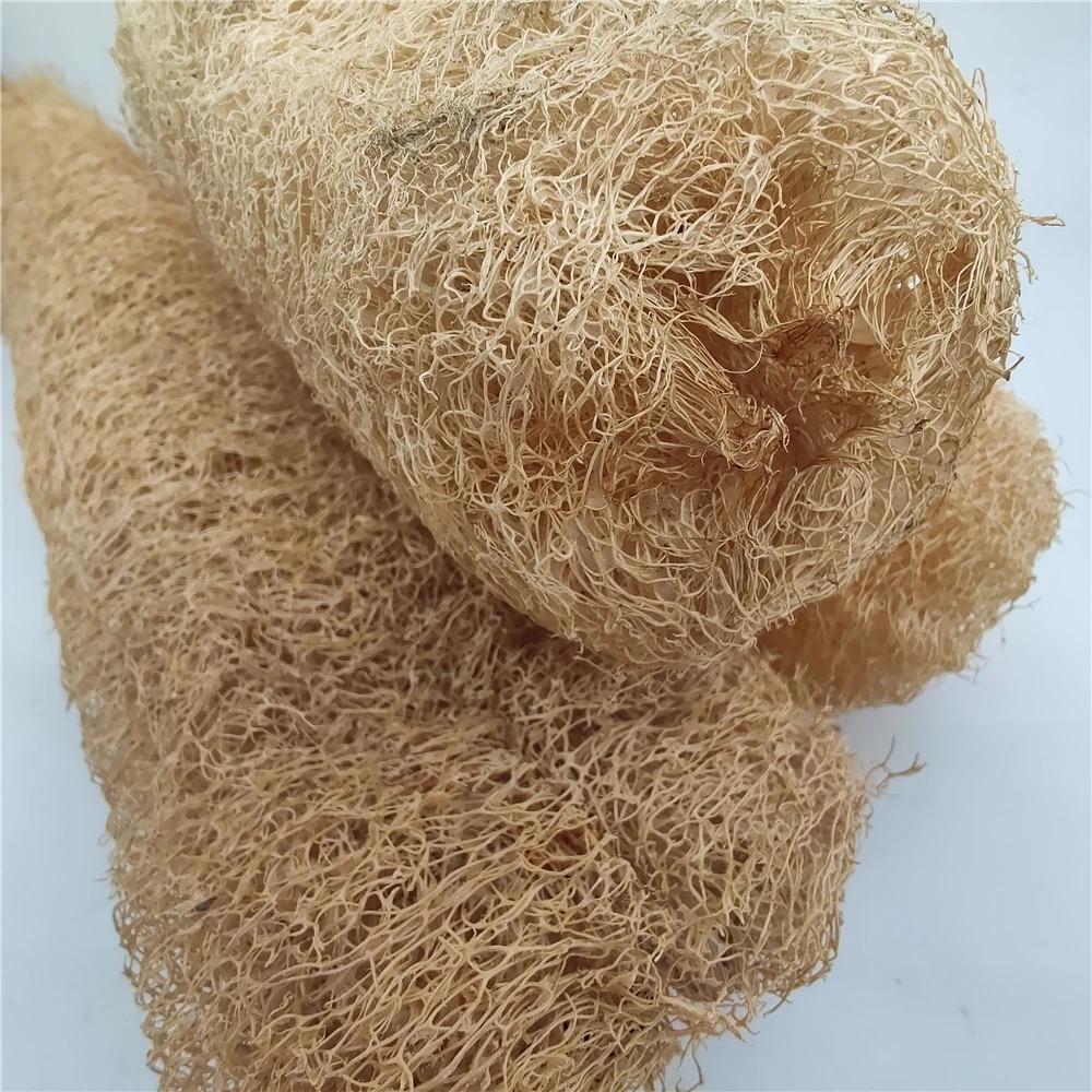 HOMZY 1pcs Natural Loofah Sponge Multi-purpose Cleaning Tool for Kitchen Bathroom Scrubber for Daily Cleansing Wash Body Scrubber Spa