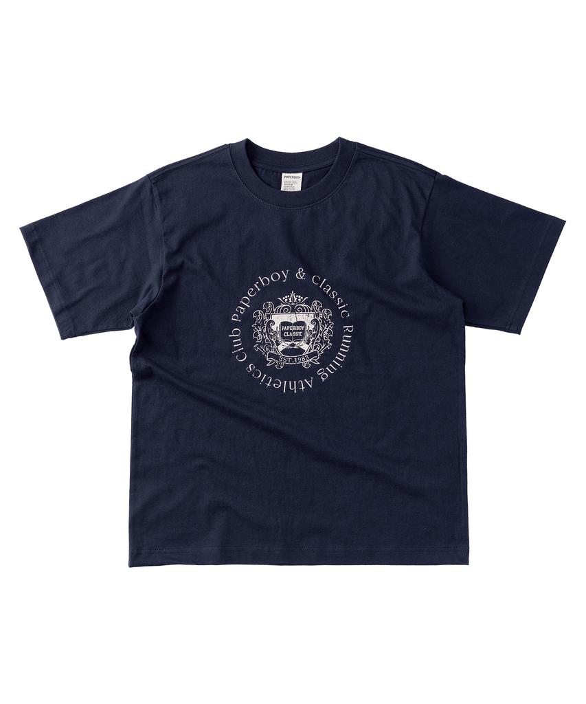 PAPERBOY County Short Sleeve T-Shirt - Navy
