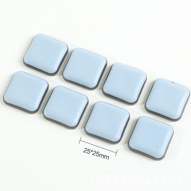 8pcs/Set Furniture Slider Pad Table Bases Protector Chair Leg Feet Coaster Carpet Ground Magic Moving Anti-Abrasion Floor Mat