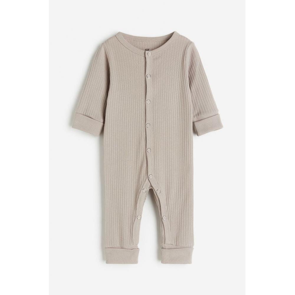 

H M adjustable jumpsuit beige