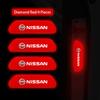 AQG2  4Pcs Reflective Car Door Sticker Safety Warning Tape Decal For Nissan Sylphy N7 Teana Qashqai Note J10 J11 Navara Juke GTR Tiida