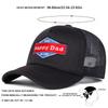 Casquettes de baseball en maille brodées avec l'inscription Happy Dad, unisexes, pour le printemps et l'été, chapeaux décontractés ajustables pour l'extérieur, chapeau de protection solaire
