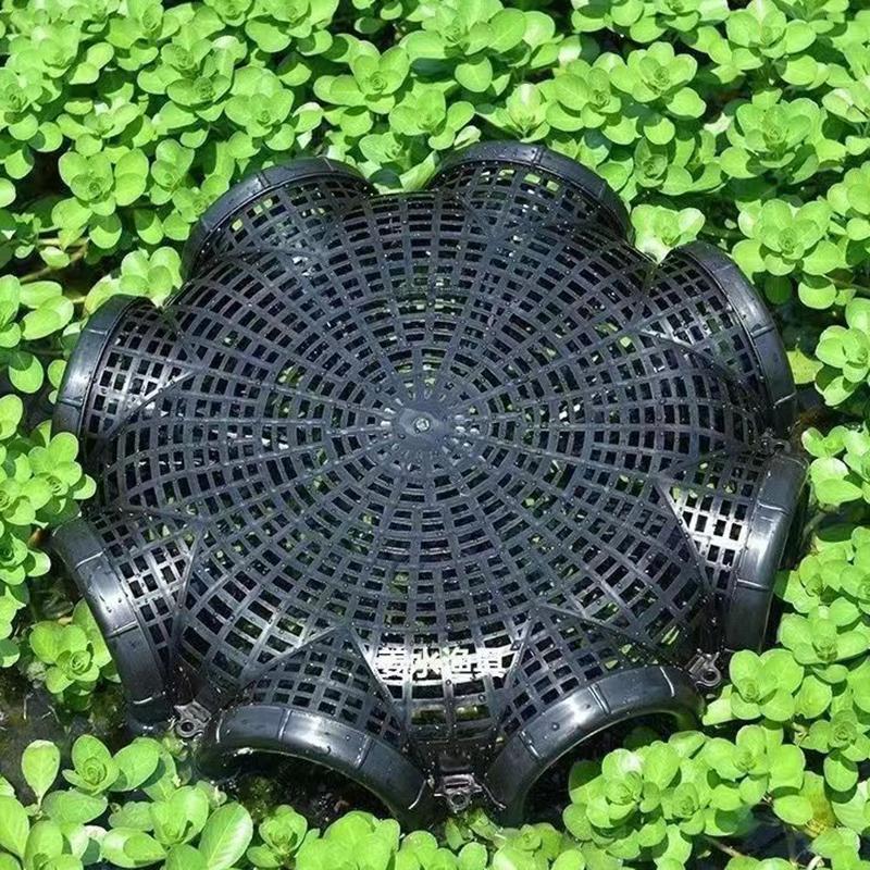 Black Fish Net Cage Fishnet Finless Eel Loach Trap Fishing Pot Durable Plastic Container Mud Cage Container Fishing Traps