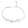 S925 Sterling Silver Small Fish Bracelet for Women - Elegant, Fashionable Design, Cool and Versatile Hand Jewelry
