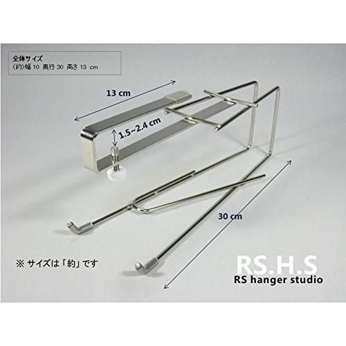 Large Kitchen Paper Holder, One-Hand Cut, No Holes Required, 18-8 Stainless Steel, Made in Japan