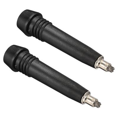PATIKIL Accesorios para Bastones de Trekking 2pcs Protector de Punta de Varilla de Acero de Tungsteno de Repuesto para Senderismo al Aire Libre Escalada