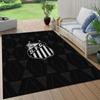 Santos FC Flannel Pattern Square Carpet,Area Rug,Carpet Rug for Living Room Bedroom Sofa Playroom Decor,Non-slip Floor Mat