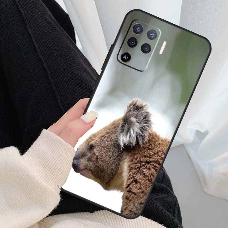 Australian Koala Case For Oppo A40 A60 A80 A5 Pro A15 A16 A17 A57 A77 A94 A74 A54 A76 A96 A18 A38 A58 A78 A98