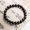 Myanmar Agarwood 8mm Bead Bracelet: Water-Sinking, Single Strand Women's Buddhist Prayer Beads