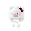 Korean Plush Cartoon Baby Winter Hat with Ear Protection for Boys and Girls