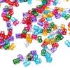 100PCS Aluminum Hair Jewelry Rings Colorful Braid Decoration Rings  For Women And Girls