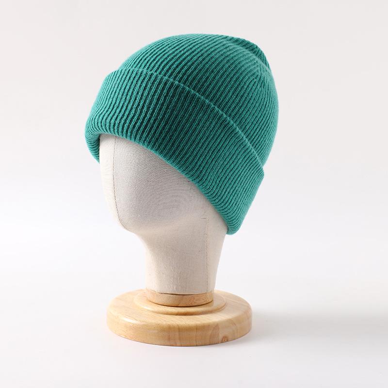

Women s Korean Style 100% Pure Wool Winter Pullover Hat - Warm, Thick, Windproof, Solid Color, Ideal for Cycling One Size