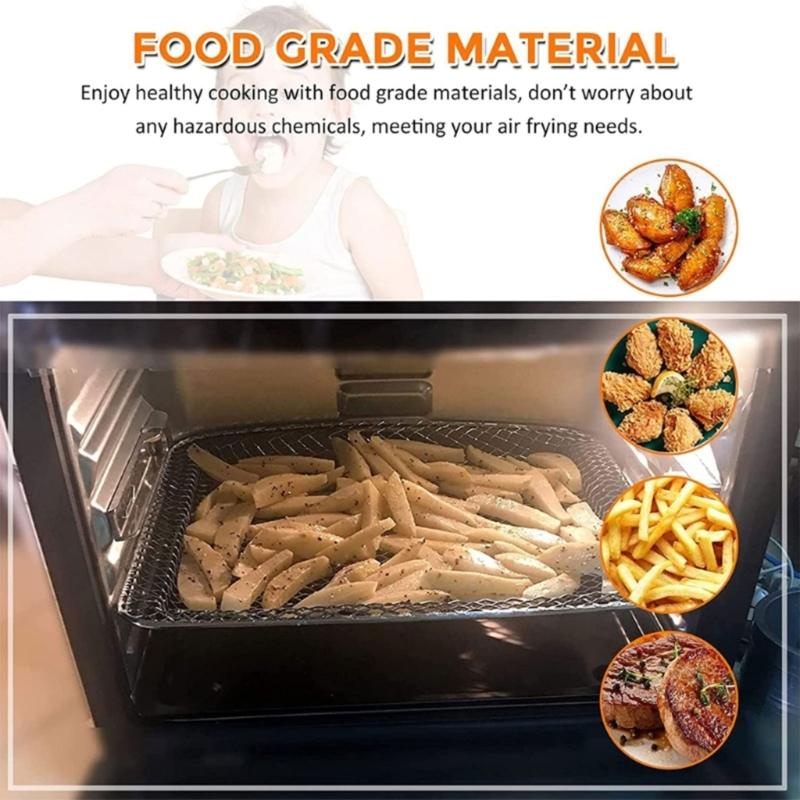 Air Fryer Drip Pan Compatible-for PowerXL Vortex 6QT 10QT 2PCS Premium-Replacement Accessories Nonstick Dishwasher Safe