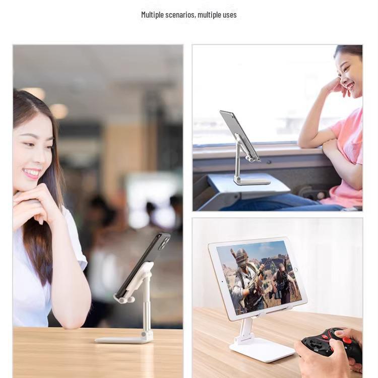 360° Rotating Foldable Phone & Tablet Stand - Portable Live Broadcast Holder