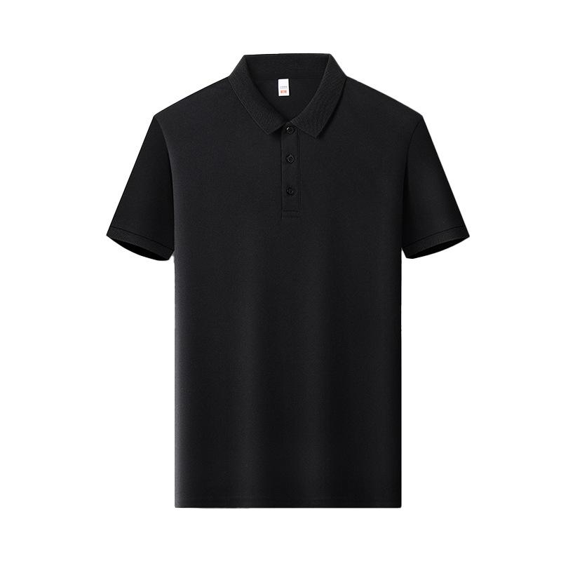 Summer New Solid Color Thin POLO Shirt Men's Business Casual Lapel T-shirt Men's Tops