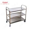 Three-Tier Stainless Steel Serving Cart
