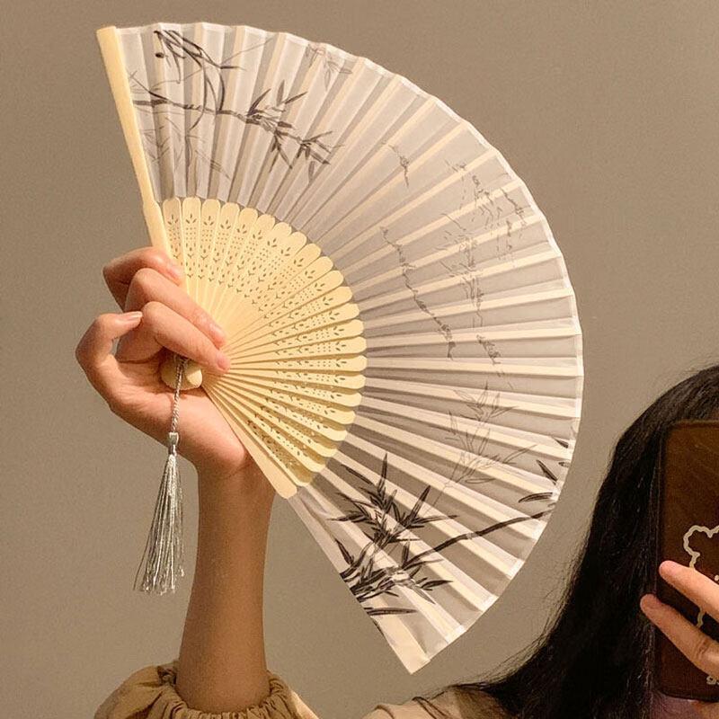 LIEI New Chinese Style Bamboo Folding Fan