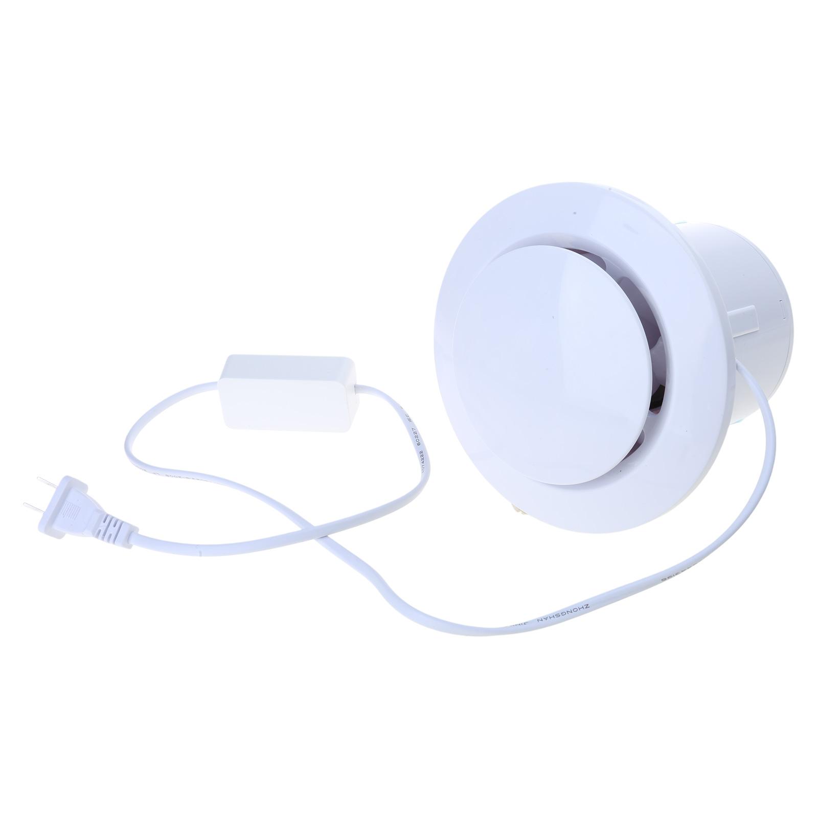 

Малошумный вентиляционный вентилятор Двусторонний вытяжной вентилятор Вентиляционный экстрактор для чердачной трубы для оконной стены потолочного монтажа Простой в использовании