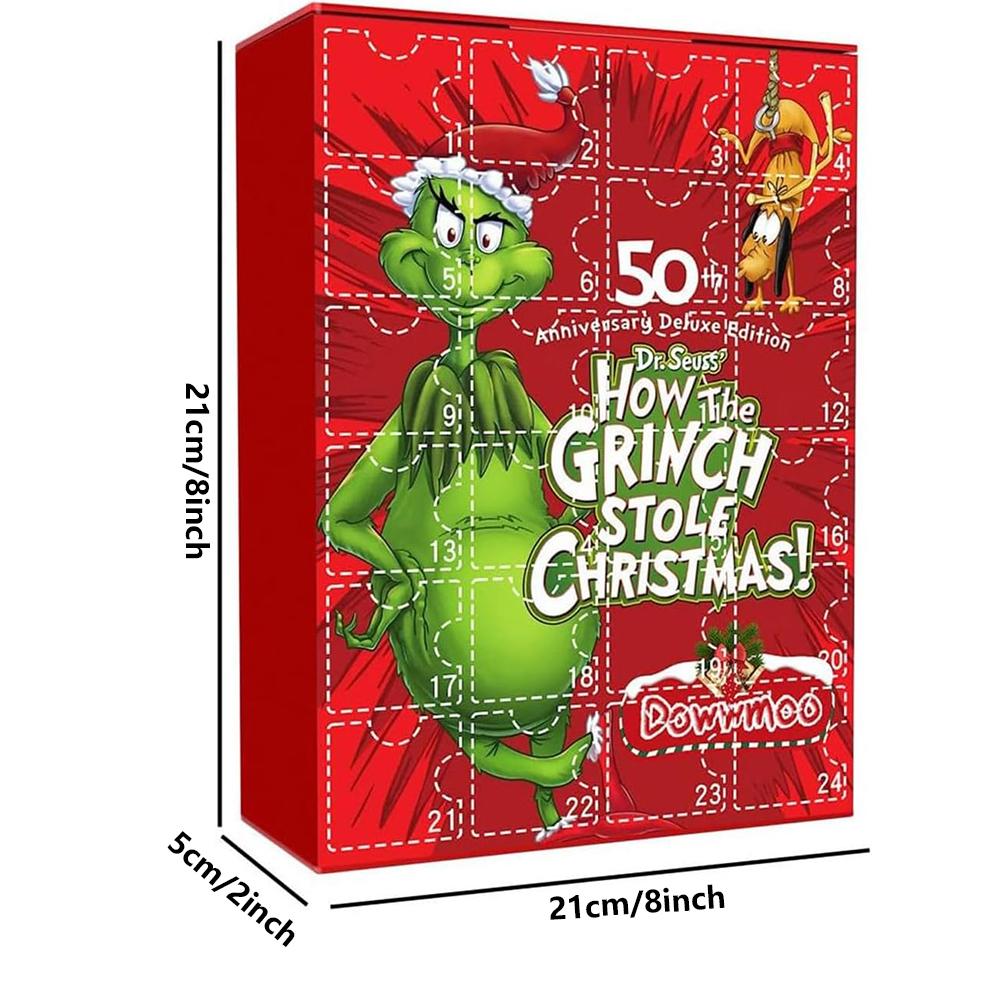 Christmas Advent Calendar 24pcs Xmas Vacation Stocking Stuffer Gifts Idea