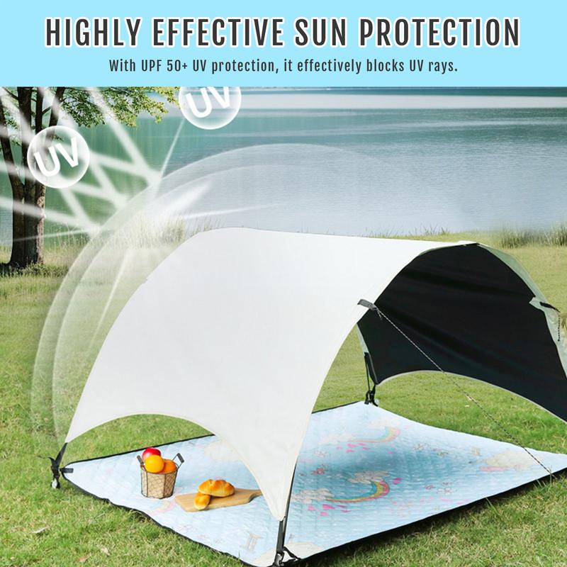 Beach Shelter UV Protection Camping Tent UPF 50 Protection Outdoor Shelter for Camping Picnic Portable Canopy Sunshade