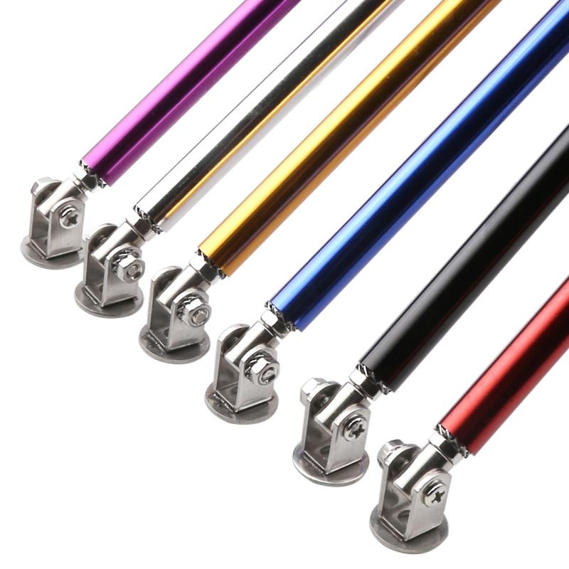 150mm Universal Car Splitter Rods Racing Adjustable Stainless Steel Front Bumper Lip Support Tie Bar Kit Saving Drilling Hole