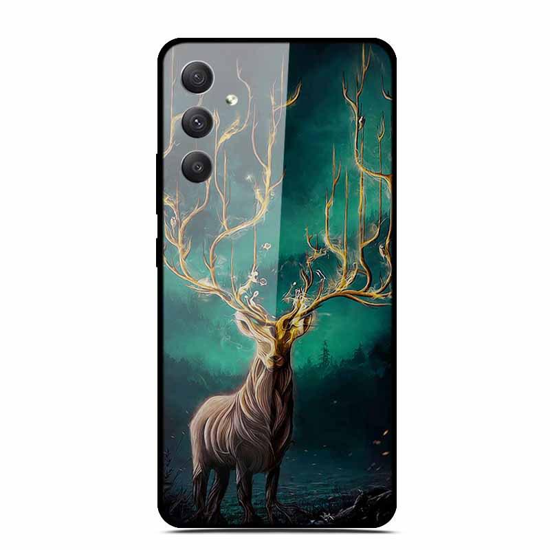 Starry Sky Tempered Glass Phone Case for Samsung A35 5G - Men's & Women's Models