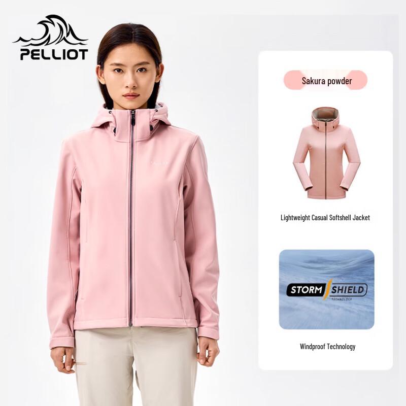 Pelliot Women's Hooded Outdoor Softshell Jacket