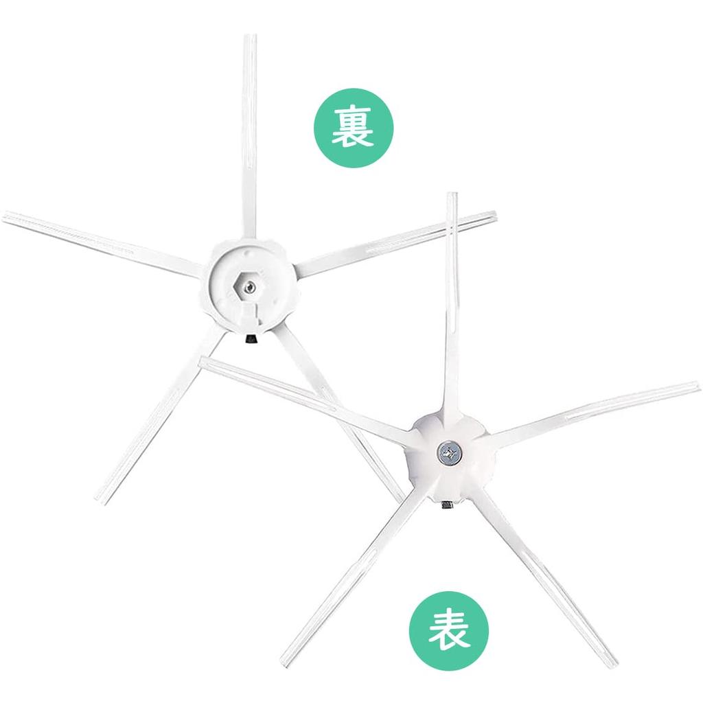 Replacement Accessory Kit for the S7 MaxV Plus, S7+, S7, and T7S+ Robot Vacuum Cleaners (8-Piece Set) with Japanese Warranty Card