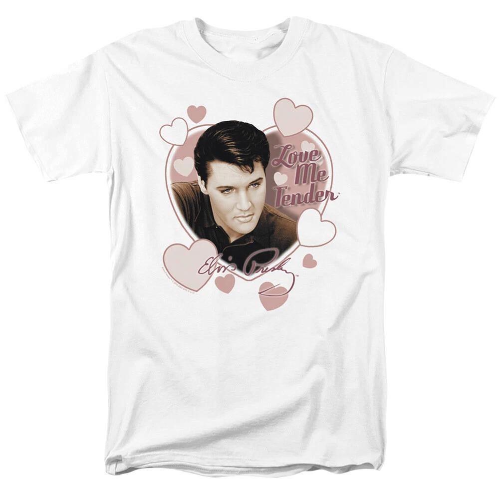 Elvis  Love Me Tender  100% Cotton T-shirt Mens Tees Top - to 5X 2XL