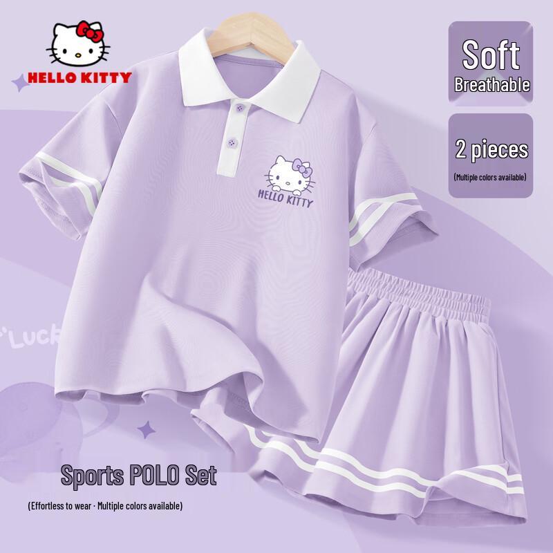 Hello Kitty Girls' Polo Dress Set