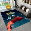 Oyun,Cuphead ve Mugman,Oyuncu Alan Halısı,Oturma Odası Yatak Odası Kanepe için Halı Halı, Çocuk Oyun Kaymaz Yer Paspası Dekorasyonu