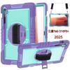Suitable for Samsung Tab S10FE+ Tablet Protective Case with Rotating Stand and Hand Strap, S9FE Full-cover Anti-drop Case, S9Plus