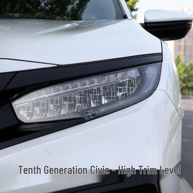 Fits 16-20 Honda Civic (10th Gen) LED Headlight Assembly.