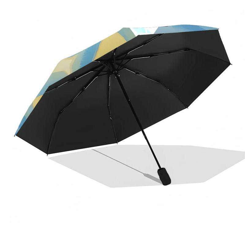 1pc Hello Kitty, Starfish Automatic Open/Close Umbrella, Lightweight Design for Everyone,Durable Canopy yy251014082
