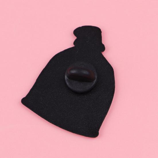Brooch Cartoon Pocket Animal Design Zinc Alloy Brooch Pin Clothing Bags Suit Lapel Badge Versatile Accessory
