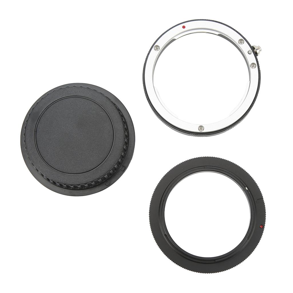 58mm Makro-Reverse-Adapterring Hinteres Objektivanschluss-Schutzring und Abdeckung für EF-Anschluss 58mm Filter