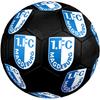 Pallone da Calcio 1.FC Magdeburg Taglia 5, Cucito a Macchina in PVC, Resistente e ad Alto Rimbalzo, Adatto a Tutte le Età, Merchandising per tifosi, Partite e Uso all'Aperto.