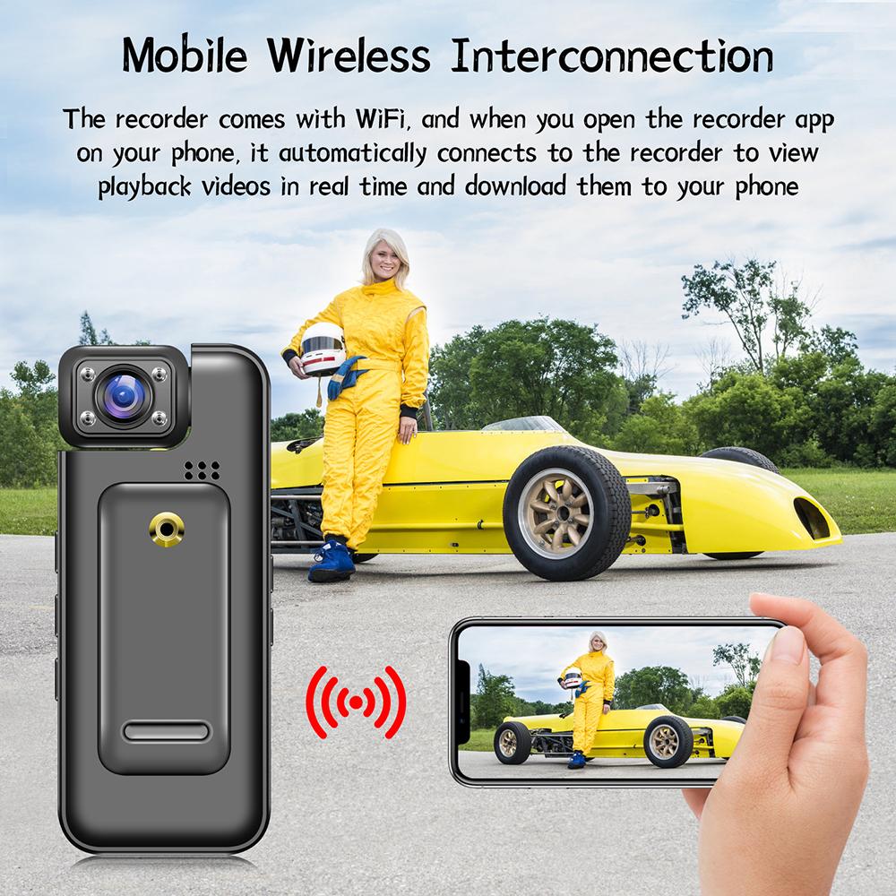 4K WiFi Mini Camera 1080P HD Portable Digital Video Recorder Infrared Night Vision Police BodyCam Sports DV Small Bike Camcorder