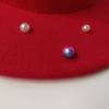 Bunte Perlen Fedoras Hut Herren Breiter Rand Fedoras Verbundener Jazzhut DIY Jazz Panama Schwarzer Hut Gorras para hombres