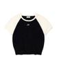 LEE Women'S Raglan Color Block Knit Black
